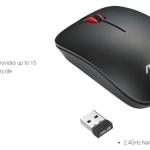 ASUS WT300 Wireless Mouse, Compact & Lighweight Mouse,2.4GHz Nano Dongle, Up to 15 Months of Battery Life - Black