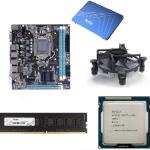 Assembled Desktop Intel I3 3rd, Zebronix H61 Motherboard, Netac 8 GB RAM, Netac 240GB Sata SSD, With FREE Processor FAN