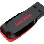 SanDisk USB 2.0 Cruzer Blade  32 GB Pen Drive  (Red, Black)