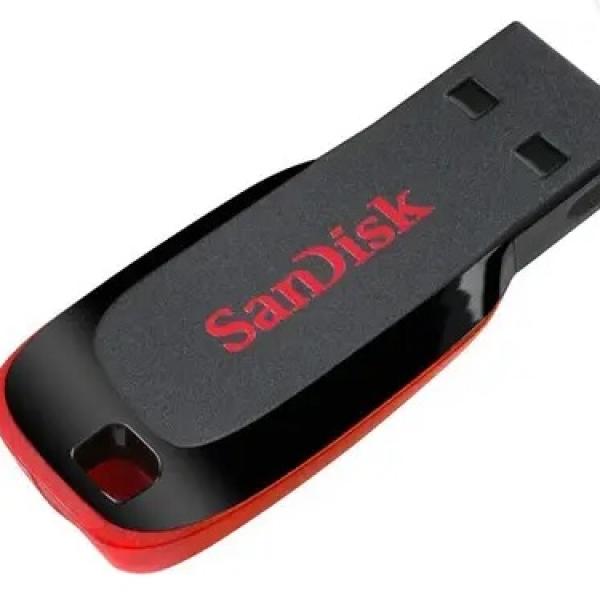 SanDisk USB 2.0 Cruzer Blade  32 GB Pen Drive  (Red, Black)